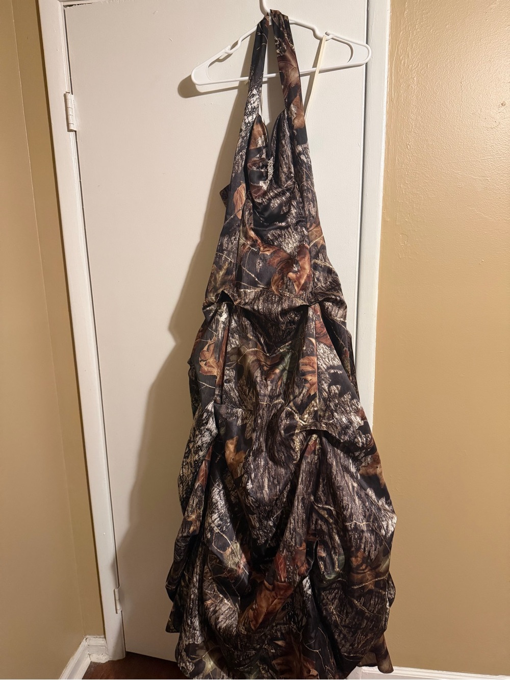 Camouflage Prom Dress- Brown/Black